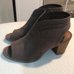 Open Toe Open Back Bootie